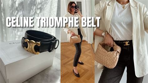 celine triomphe belt sizes